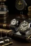 Placeholder: Envision the Monarch watch set against antique heirlooms, perhaps an old leather-bound book or a vintage writing desk, resonating with timeless class and heritage.