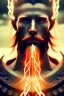 Placeholder: portrait photography of an ethereal beautiful god, Fire theme art, Dark moody lightning night atmosphere, Portrait of a Viking man by Michelangelo, 8K, close-up face, anatomically perfect face, big oak tree roots, ignore NSFW