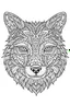 Placeholder: b/w outline art coloring book page, coloring pages,wolf , white background, Sketch style (((((white background))))), only use outline., cartoon style, line art, coloring book, clean line art, Sketch style, line-art