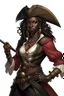 Placeholder: black African female pirate sorcerer dnd