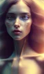 Placeholder: porno model , cute, beautiful, long hair, wavy hair, curly hair، black eyes, head and shoulders portrait, cinematic, 8k, resolution concept art portrait by Greg Rutkowski, Artgerm, WLOP, Alphonse Mucha dynamic lighting hyperdetailed intricately detailed