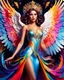 Placeholder: Full body Beautiful Lady Angel colorful art conceptual, amazing artwork, hyper detailed, ultra maximalist quality, 12k