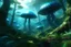 Placeholder: Alien jellyfish forest, photorealistic, Detailed Matte Painting, Deep Colour, Fantastical, Intricate Detail, sunshine, blue sky