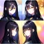 Placeholder: Clear focus, 8k, high quality, detailed, beautiful lighting, vibrant colors, black long hair, vibrant golden eyes, girl,