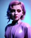 Placeholder: Artist, young madonna, android woman, sweet, clean skin, long eyeliner, contour makeup, short hair, circuits, ghost in the shell, latex coat, feather, cyber punk, neon, bamboo, blood, portrait, studio photo, unreal engine 5, soft color, 16 bit, god lights, ray tracing, RTX, lumen lighting, ultra deatail, volumetric lighting, 3d, finely drawn, hd.