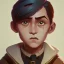 Placeholder: Portrait of a 9 year old wizard boy Nick Harris style