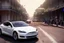 Placeholder: A Tesla 'Model S' is drifting at high speeds, on the streets of New Orleans. (CINEMATIC, WIDE ANGLE LENS, PHOTO REAL)