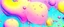 Placeholder: Abstract Watercolor Blob Bubbles Holographic Gradient Background with Noise. Vibrant Yellow Pink Blue Colored Candy Abstract Morphing Digital Art -