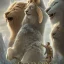 Placeholder: Chronicles of Narnia, Aslan and Lucy, movie poster, C.S. Lewis, 8k resolution, high-quality, fine-detail, iridescent, intricate, digital art, detailed matte, volumetric lighting, beautiful, illustration, 3D octane render, brian froud, howard lyon, selina french, anna dittmann, annie stokes, lisa parker, greg rutowski,