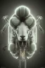 Placeholder: sheep brain cyborg, matrix style