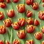 Placeholder: 8k 3d realistic seamless wallpaper fancy brown coloured and green coloured tulips deep mixed