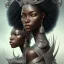 Placeholder: sango fantasy, fantasy magic, intricate, sharp focus, illustration, highly detailed, digital painting, concept art, matte, masterpiece head sexy view black African beauty black afro hair space lady silver dragon skin African princess facing forward