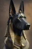 Placeholder: pastor belga de pelaje negro de la epoca de egipto estilo anubis