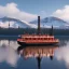 Placeholder: Sternwheeler steamboat winter alaska, nenana