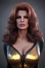 Placeholder: Raquel Welch as evil queen in black leather gown, angry, busty, curvey, cleavage, unreal 5, octane render,cinema4d, dynamic lighting, dramatic lighting, 4k, redshift render, highly detailed, hyper realistic