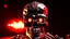Placeholder: Logo emission radio metal terminator firestarter. Grandes Flammes en fond de decor. 4k full realism, ultra details, lumieres maximum.