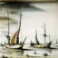 Placeholder: abandoned boats, Yves Tanguy