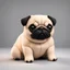 Placeholder: cute kawaii Squishy pug plush toy, realistic texture, visible stitch line, soft smooth lighting, vibrant studio lighting, modular constructivism, physically based rendering, square image