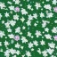 Placeholder: repeating flowers with moon and stars green