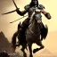 Placeholder: conan the barbarian as a conquistador riding a horse, uhd, 8k resolution, epic, realistic Epic cinematic brilliant stunning intricate meticulously detailed dramatic atmospheric maximalist digital matte painting, deep color, fantastical, intricate detail, splash screen, complementary colors, fantasy concept art, 8k resolution trending on Artstation Unreal Engine 5