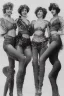 Placeholder: Four Ziegfeld Girls on jeans