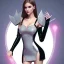 Placeholder: Sexy women diamonds armor dress