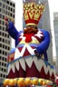 Placeholder: macy's day parade float of giant king dedada