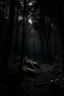 Placeholder: forest during the night scary
