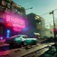 Placeholder: photo quality, unreal engine render, highest quality, stop-motion animation, vivid neon colors, volumetric lighting, cyberpunk 2077, classic car junkyard, deep colors in a dark setting background, post-apocalyptic,