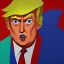 Placeholder: Donald Trump painting by picasso