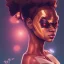 Placeholder: black super hero girl | very very anime!!!, fine - face, beyonce, red afro, realistic shaded perfect face, fine details. anime. realistic shaded lighting poster by ilya kuvshinov katsuhiro otomo ghost - in - the - shell, magali villeneuve, artgerm, jeremy lipkin and michael garmash and rob rey