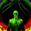 Placeholder: Cover of Weird Tales Magazine, H.P. Lovecraft story, Eldritch, sharp colors, horror, by Bill Elder, by Gahan Wilson, maximalist, sinister, retro magazine cover.