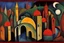 Placeholder: A surreal city with rivers, arches and domes by artist "Arthur Garfield Dove",by artist "Leonora Carrington",by artist "Emil Nolde"