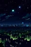 Placeholder: city in stary night