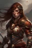 Placeholder: Pretty female warrior