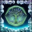 Placeholder:  hedjuk,Tree of Life, crystal city crystalline in the sky, renderin, room, cosmic, opalescent, 100mm, opalescent, gemstones, crystals, object, other worldly,water, cristal rock ,bright, ice backg