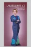 Placeholder: Portrait lady, full body shot, full-color medium shot style of textbook cover