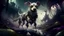 Placeholder: zombie hund in einer fantesy welt