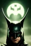 Placeholder: batman character, demon horns, demon tail, ominous, facepaint, waist up portrait, intricate, oil on canvas, masterpiece, expert, insanely detailed, 4k resolution, retroanime style, cute big circular reflective eyes, cinematic smooth, intricate detail , soft smooth lighting, soft pastel colors, painted Renaissance style