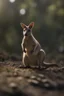 Placeholder: a wallaby who is training to nuke the world, bokeh like f/0.8, tilt-shift lens 8k, high detail, smooth render, down-light, unreal engine, prize winning