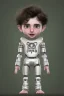 Placeholder: Timothee chalamet toddler, half robot, full body, jump, bokeh, hyper realistic