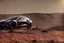 Placeholder: A Tesla 'Model Y' is parked, at the Cydonia region on Mars. (CINEMATIC, WIDE ANGLE LENS, PHOTO REAL)