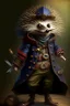 Placeholder: humanoid hedgehog pirate mage