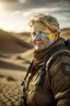 Placeholder: norwegian erna solberg in a desert scene from dune, shot on Hasselblad h6d-400c, zeiss prime lens, bokeh like f/0.8, tilt-shift lens 8k, high detail, smooth render, down-light, unreal engine, prize winning