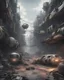 Placeholder: Futuristic environment made with engine parts and wires dysoptia cyberage HAWKEN postapocalyptic dysoptia scene photorealistic uhd 8k VRAY highly detailed HDR