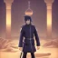 Placeholder: sasuke uchiha, ninja, arab, face portrait, mosque background, landscape, 8k resolution