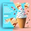 Placeholder: Social Media design for ice cream