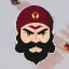 Placeholder: Ganesha, beard, angry, tattoo, strong man, beanie