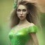 Placeholder: full body , fairy, green, beautiful, hyperrealism, masterpiece, expert, cinematic lighting, sharp focus, 8K, pastel, macro lens, woman, detailed, flower, legs, symmetric face, blonde