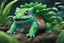 Placeholder: Bulbasaur in 8k Hayao Miyazaki draw style, neon effect, close picture, highly detailed, high details, detailed portrait, masterpiece,ultra detailed, ultra quality